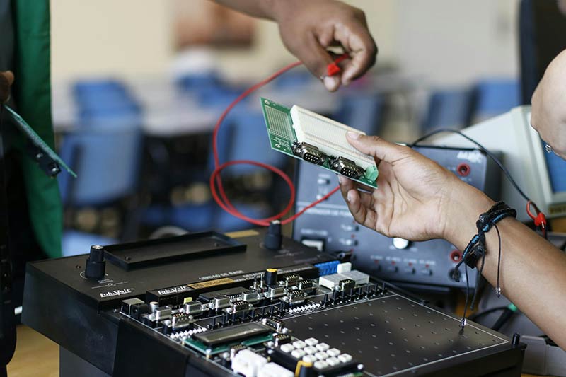Didactic front panel